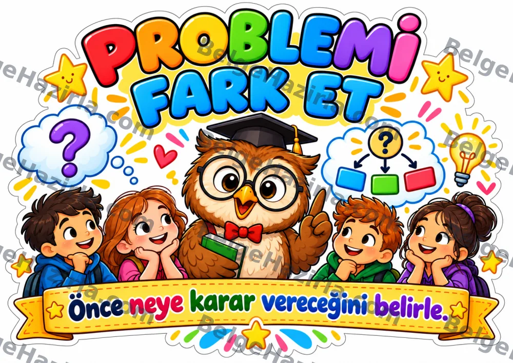 Kararlı Baykuş Karar Verme Becerileri Panosu | İlkokul ve Ortaokul görseli 2