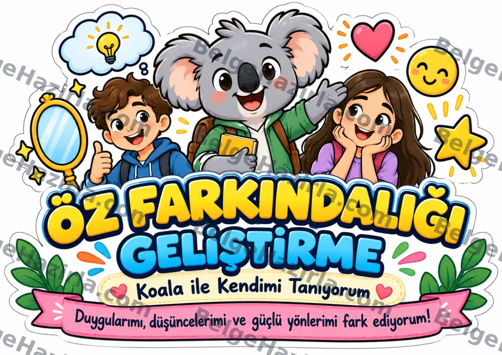 Koala ile Öz Farkındalığı Geliştirme Panosu | İlkokul ve Ortaokul görseli 1