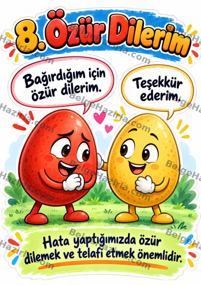 Öfkeli Yumurtalar Öfke Yönetimi Panosu | İlkokul ve Ortaokul görseli 9