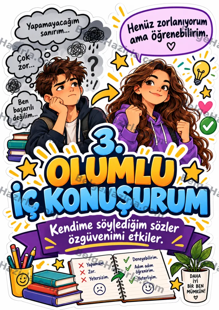 Özgüven Geliştirme Panosu | Ortaokul ve Lise görseli 4