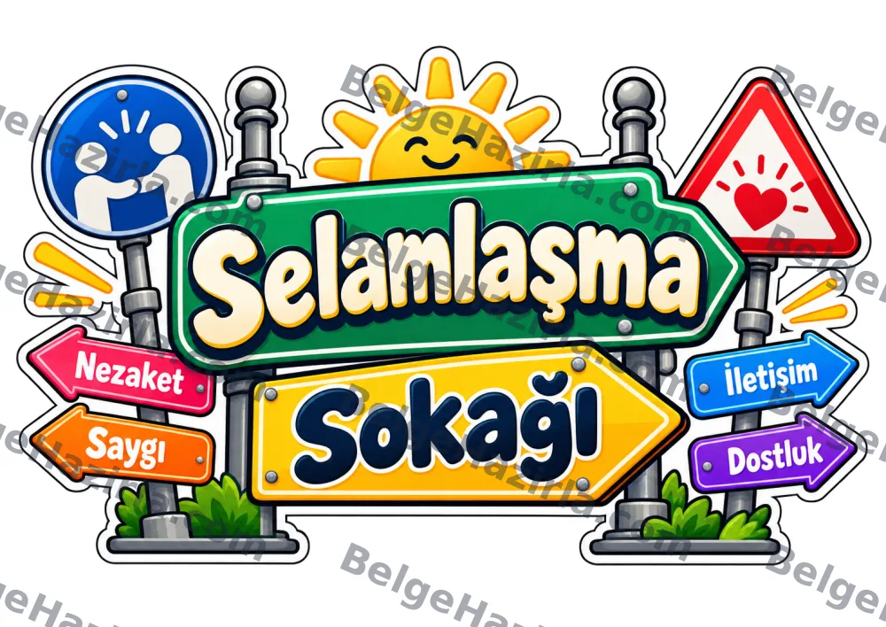 Selamlaşma Panosu | Ortaokul Rehberlik Materyali görseli 1