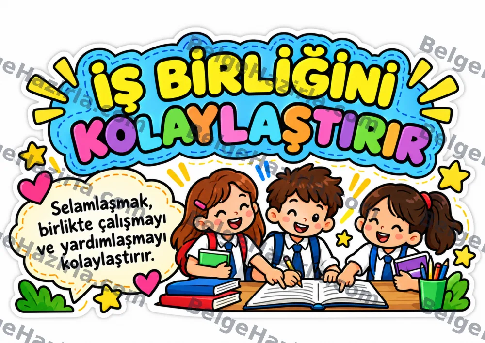 Selamlaşmanın Önemi Panosu – MEB 2026-2027 Genel Hedefi | İlkokul ve Ortaokul görseli 9