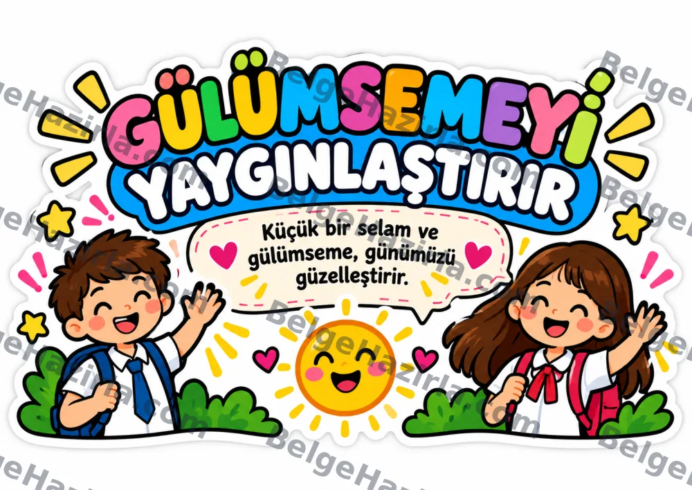 Selamlaşmanın Önemi Panosu – MEB 2026-2027 Genel Hedefi | İlkokul ve Ortaokul görseli 10