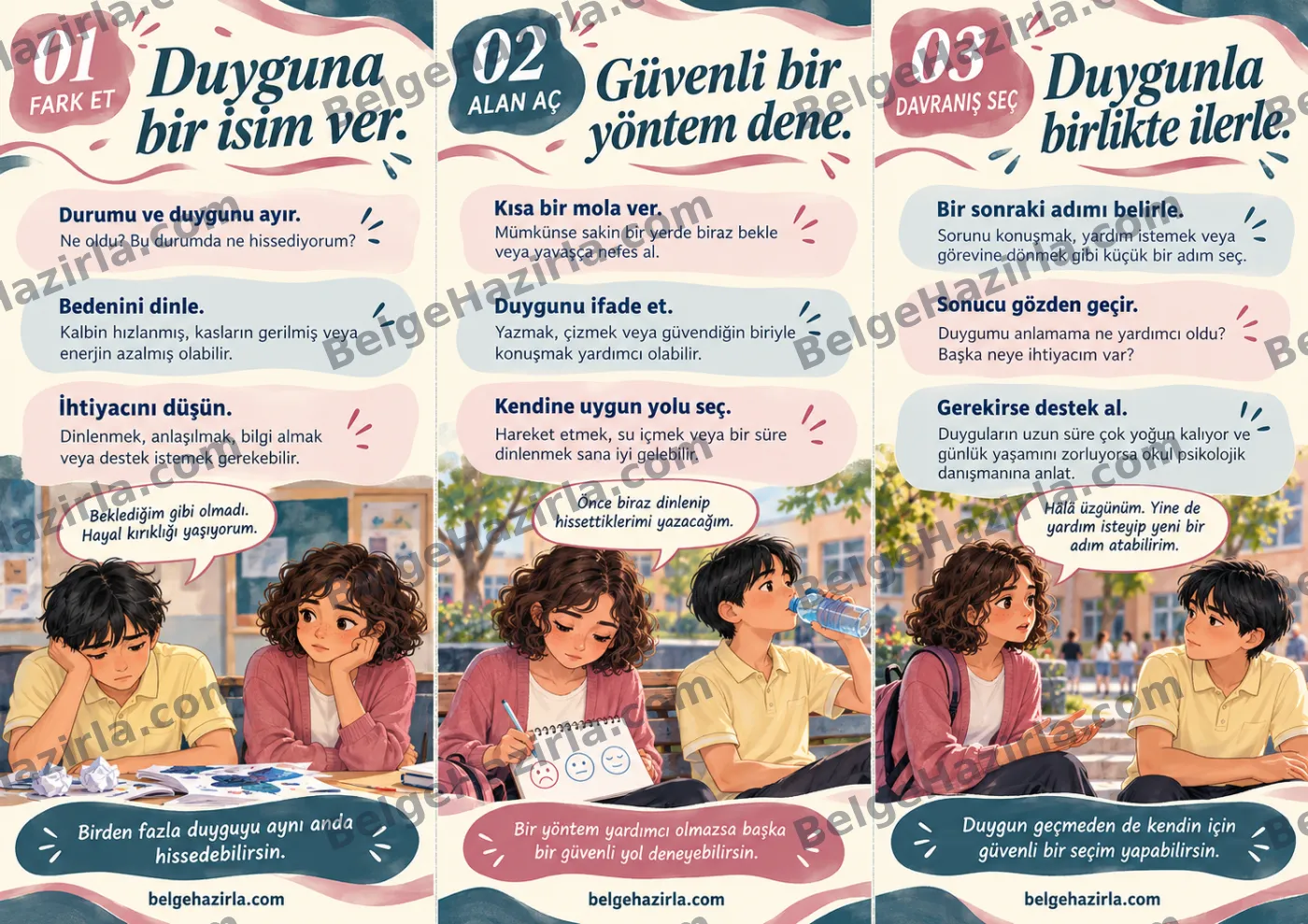 Duygu Düzenleme: Duyguma Yer Açıyorum Broşürü — arka yüz önizlemesi (filigranlı)